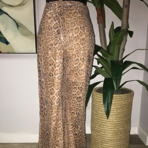 Brown/Black Sequence Detail Pant